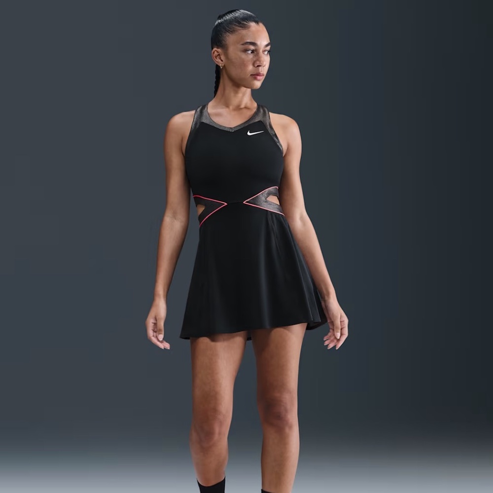 Nike Black Mini Dress with Red Accents